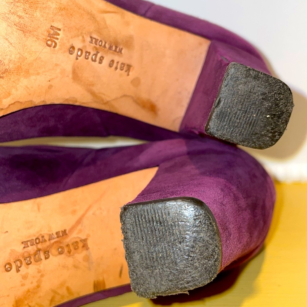 Kate Spade Purple Suede Booties - Picture 4 of 6